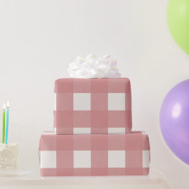 Buffalo Roze handmatige stijlvolle vormgeving cont Cadeaupapier