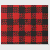 Buffalo ruitpatroon cadeaupapier (Vlak)