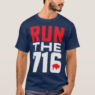 Buffalo Runner Run de 716 Buffalo NY T-shirt