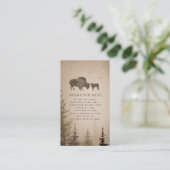 Buffalo Rustic Baby shower Cactus Book Request Informatiekaartje (Staand voorkant)