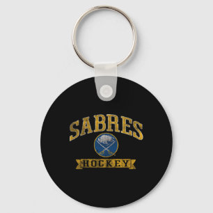 Buffalo Sabres Vintage Hockey Nhl Officieel Gelice Sleutelhanger