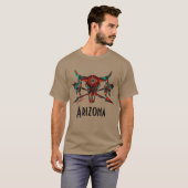 Buffalo Schedel En Pijlen T-Shirt (Voorkant volledig)