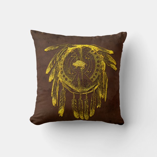 Buffalo Schild verbergen 1 Kussens Opties (Voorkant)