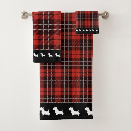 Buffalo Scottish Tartan Betaald Bad Handdoek (Insitu)