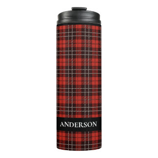 Buffalo Scottish Tartan Betaald Roestvrij Thermosbeker
