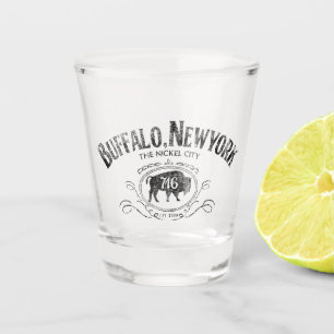 Buffalo Shot Glass Glas