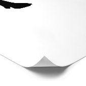 Buffalo Silhouette Poster (Hoek)