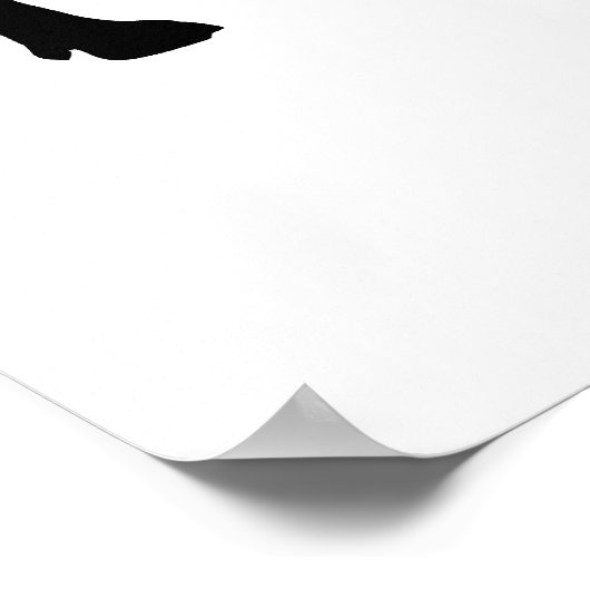 Buffalo Silhouette Poster (Hoek)