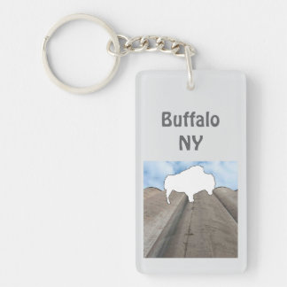 Buffalo Silo Acryl Keyring Sleutelhanger