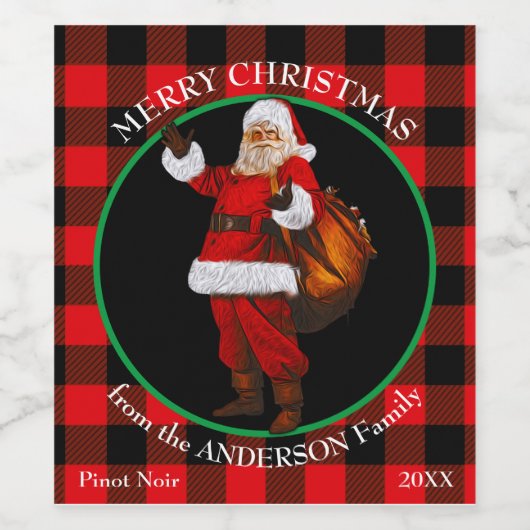 Buffalo - Sinterklaas Hallo Wijn Wijn Etiket (Enkel label)