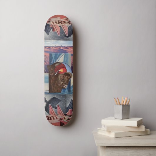 Buffalo Skateboard (Muurkunst)