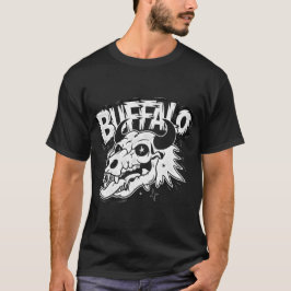 Buffalo Skull Art T-shirt