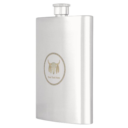 Buffalo Skull Flacon (Links)