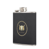 Buffalo Skull Heupfles (Links)