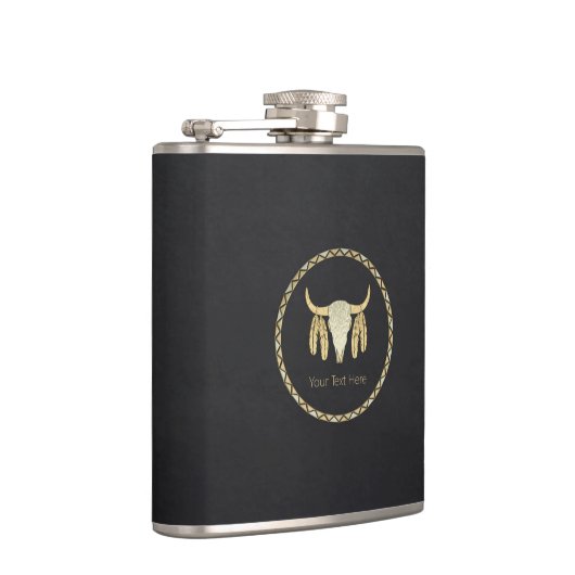 Buffalo Skull Heupfles (Rechts)