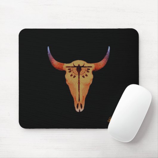 BUFFALO SKULL MUISMAT (Met muis)