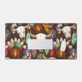 Buffalo Skull Native American Emblem Bureaumat (Keyboard & Muis)