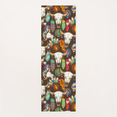 Buffalo Skull Native American Emblem Yogamat (Voorkant)