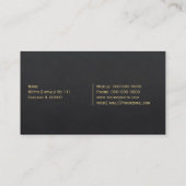 Buffalo Skull Visitekaartje (Achterkant)