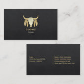 Buffalo Skull Visitekaartje (Voorkant / Achterkant)