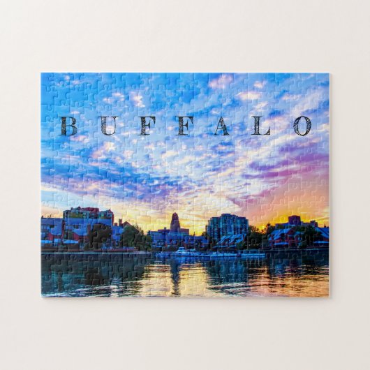 Buffalo Skyline Legpuzzel (Horizontaal)