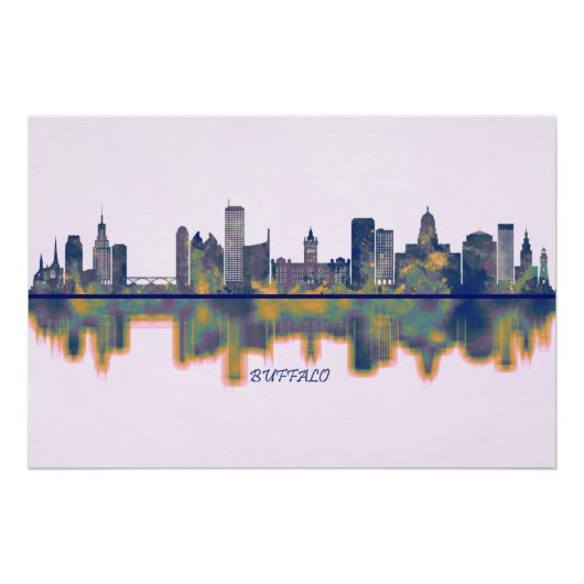 Buffalo Skyline Perfect Poster (Voorkant)