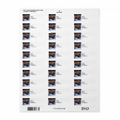 Buffalo Sneeuwfoto Etiket (Full Sheet)