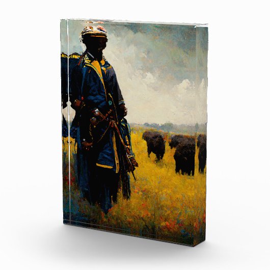 Buffalo Soldaat, buiten I Fotoblokken (Rechts)