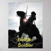 Buffalo Soldaat-Poster
