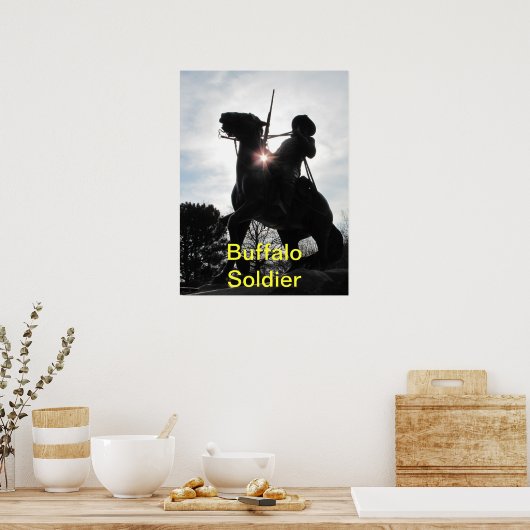 Buffalo Soldaat-Poster Poster (Keuken)