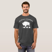 Buffalo Soldaten Burgeroorlog Zwarte Geschiedenis T-shirt (Voorkant volledig)