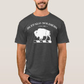 Buffalo Soldaten Burgeroorlog Zwarte Geschiedenis T-shirt (Voorkant)