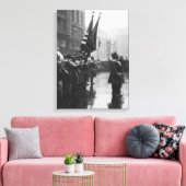 "Buffalo" soldaten die kleuren teruggeven - 1919 Canvas Afdruk (Insitu (Woonkamer))