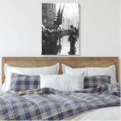 "Buffalo" soldaten die kleuren teruggeven - 1919 Canvas Afdruk (Insitu (Slaapkamer))