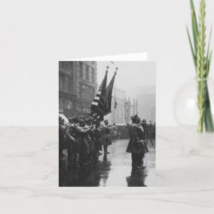 "Buffalo" soldaten die kleuren teruggeven - 1919 Kaart