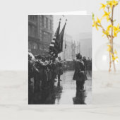 "Buffalo" soldaten die kleuren teruggeven - 1919 Kaart (Gele Bloem)