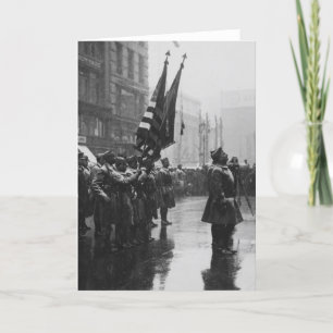 "Buffalo" soldaten die kleuren teruggeven - 1919 Kaart