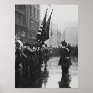 "Buffalo" soldaten die kleuren teruggeven - 1919 Poster