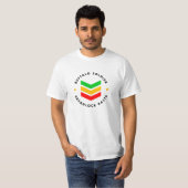 Buffalo Soldier Dreadlock Rasta Reggae T-shirt (Voorkant volledig)