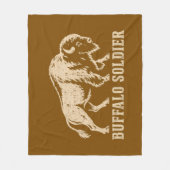 Buffalo Soldier Fleece Deken (Voorkant)