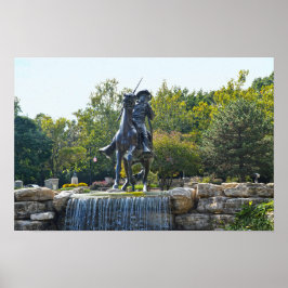 Buffalo Soldier-monument, Fort Leavenworth, Kansas Poster
