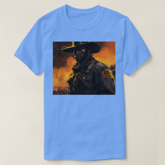 BUFFALO SOLDIERS Soldier Close-up T-shirt (Design voorkant)