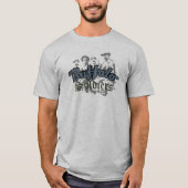 Buffalo Soldiers Tshirt Ontwerp Blauw Grijs (Voorkant)