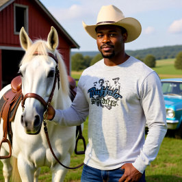 Buffalo Soldiers Tshirt Ontwerp Blauw Grijs