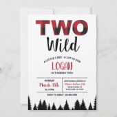 Buffalo speelde tweede verjaardagsuitnodiging twee kaart (Voorkant)