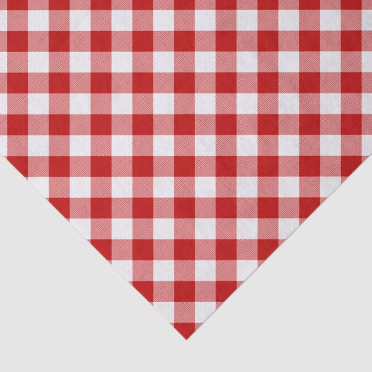 Buffalo Speld Rood wit Tissuepapier (Detail)