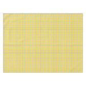 Buffalo-spelden in geel, wit en marineachtig tafelkleed (Voorkant (Horizontaal))