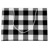 Buffalo-spelden - zwart en wit groot cadeauzakje (Voorkant)