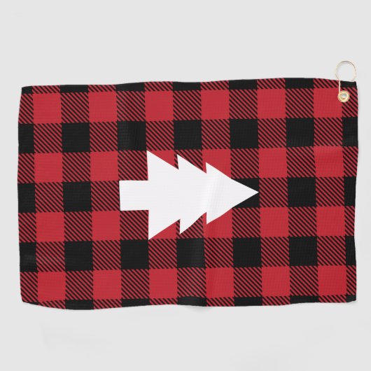 Buffalo-speldenboom Golfhanddoek (Horizontaal)