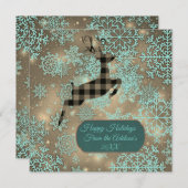 Buffalo-speldenrendierensnowflakes Aankondiging (Voorkant / Achterkant)